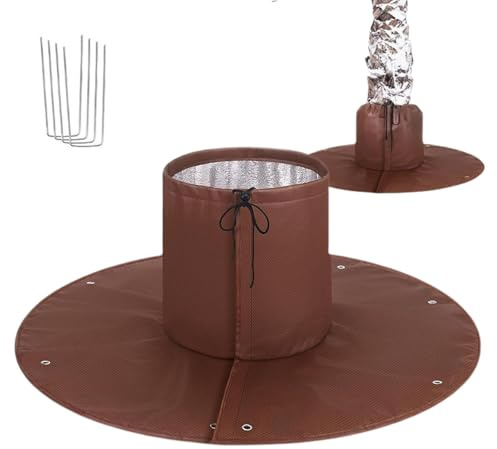 Generisch Housse de de Palmier, Tapis de Protection Contre Les Racines à 3 Couches avec ancrages de Sol | Couverture de Protection pour l'hiver, Le Jardin, l'aménagement paysager, Les parterres