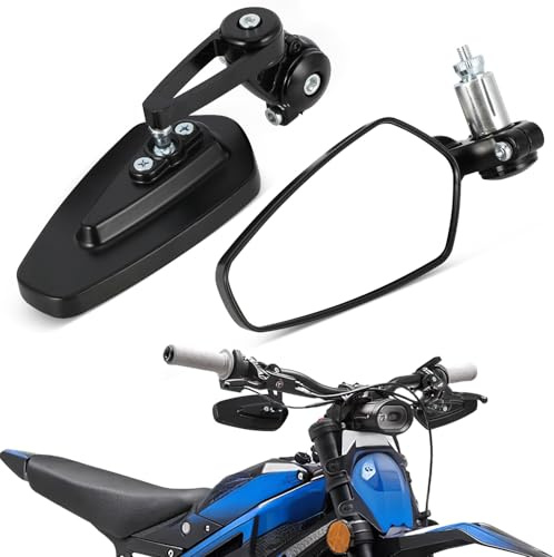 Motorradspiegel Rückspiegel für Sur Ron Light Bee S/X Elektro-Dirtbike, 360-Grad-Halterung