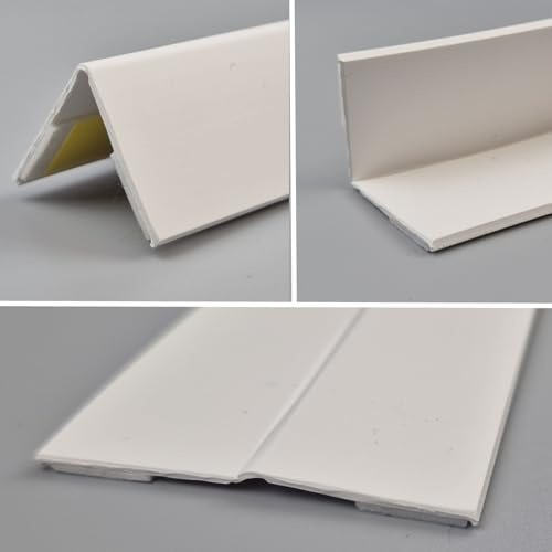 5m Knickleiste Abdeckleiste Fensterleiste Kunststoffleiste 25x25mm Flachleiste 50mm