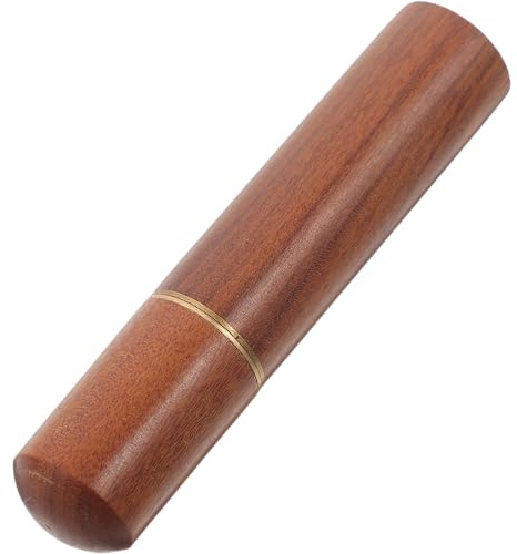 PRETYZOOM Caja de Almacenaje Vintage para Camping y Actividades al Aire Libre Portacerillas de Madera Diseño Compacto y Tapa Contenedor Elegante para Objetos Esenciales