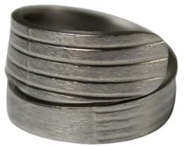 Besteckschmuck: ein Ring aus Besteck, etwa in Größe 60 (19,2 mm).