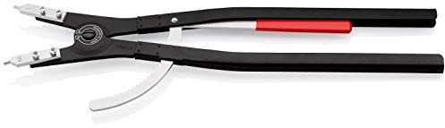KNIPEX Sicherungsringzange für Außenringe, 46 10 A6 | Geeignet für Außenringe auf Wellen schwarz pulverbeschichtet 570 mm