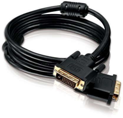 HDSupply DC130-020 DVI-D Dual Link Kabel (DVI-D (24+1) Stecker - DVI-D (24+1) Stecker)), vergoldete Kontakte, 2,00m, schwarz