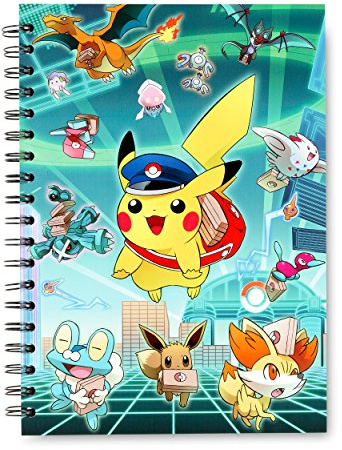 Special Delivery Pikachu Spiral Notebook (200 Pages)