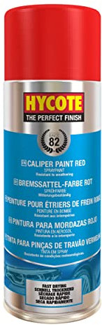 Hycote Fast Drying Aerosol Caliper Spray Paint, Red, 400 ml
