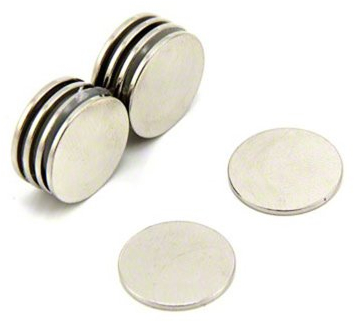 N42 Neodymium Magnet for Arts, Crafts, Model Making, DIY, Hobbies, Office and Home - 15mm dia x 1mm thick - 1.1kg Pull - Pack of 10