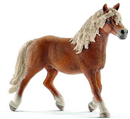 Schleich 13813 Haflinger Hengst, ab 3 Jahren, Farm World - Spielfigur, 14 x 4 x 10 cm