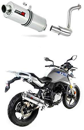 G 310 GS Marmitta racing OVAL Dominator Exhaust Terminale di Scarico Silenziatore 2016-2024