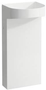 Laufen Sonar Waschtisch mit integrierter Säule, ohne Hahnloch, ohne Überlauf, 410x900mm, inkl. Ablaufventil, weiß, Farbe: Weiß mit LCC - H8113414001121