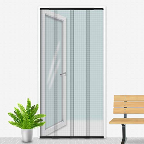 Confortex Fliegengitter Teleskop, 100 x 220 cm, Schwarz