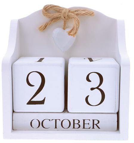 Wakauto Das Date Mit Dir Selbst Ewiger Kalender Date Mit Mir Selbst Ewiger Kalender Holz Dauer Das e Mit Dir Selbst Holz Perpetual mit Tagen blöcke