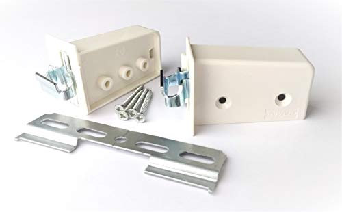 Reggipensile CAMAR. Kit Supporto Pensile (coppia DX e SX). Ganci Mobili Sospesi. (CAMAR 800, BIANCO)