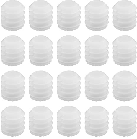 VGOL 100pcs Chevilles d'expansion Charnière M4x10mm Chevilles d'expansion en Plastique 3mm Charnière Cheville Inserts Accessoires Rechange pour Armoire 8.8x10mm