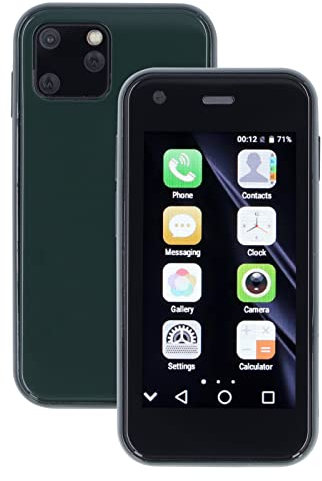 Mini Smartphone XS13 3G, Telefoni Cellulari WiFi da 2,5 Pollici per Android, 1 GB di 8 GB ROM Quad Dual SIM Slot Smartphone Carino, Piccolo Cellulare Tascabile per Bambini