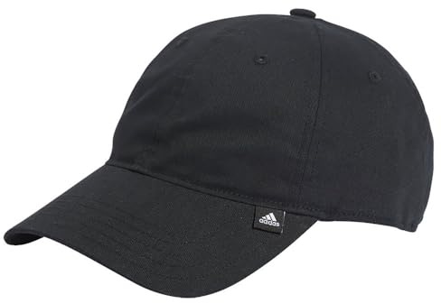 adidas Unisex Small Logo Baseball Cap, Black, M