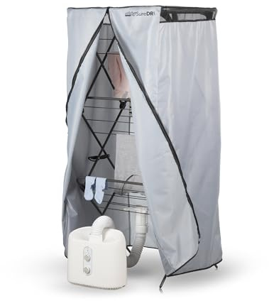 Minky SureDRI Heat Pod Clothes Drying System, Transform your 3 Tier Clothes Airer into a Heated Clothes Airer Drying Rack, Low Running Costs, Designed in the UK
