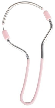 JAYIOLA Epilatore per Il Viso/Depilazione per/Portatile/Acciaio Inossidabile/Strumento per La Rimozione Dei Peli/Strumento per Rimozione Dei P, ROSA