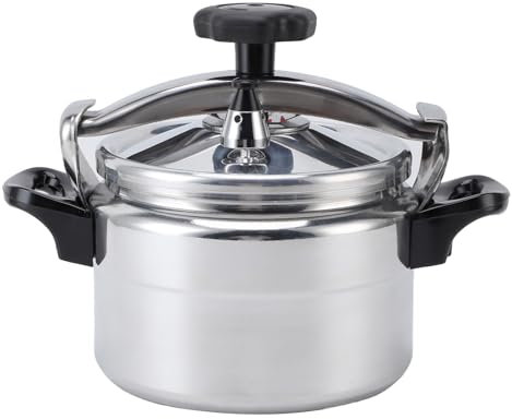 Pressure Cooker, Aluminum Alloy Explosion Proof Large Capacity Compound Bottom, Pressure Canner for Gas Stove Induction Cooker, Recipe Book Fast Cooking Stove, 3L, 4L, 5L (4L)
