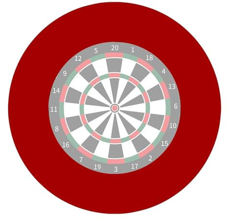 Wand-Dartring - Dartscheiben-Einfassung - Dartscheiben-Schutz-Eva-Surround-Stichsägenring | Dartscheiben-Schutzring für Arbeitszimmer, Schlafzimmer, Fitnessstudio, Schlafsaal, Wohnzimmer, Balkon