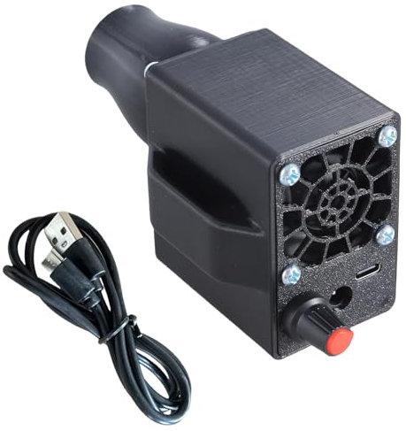 NOLOWY Soffietto elettrico Portatile Barbecue Strumento Air Blower Carbone Starter 16000RPM Camini Soffietto Ventilatore