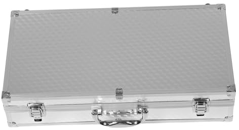 STOBAZA Mikrofonkoffer Aus Aluminiumlegierung Mikrofon-aufbewahrungsbox Mit Schaumstoff Handmikrofon-Tragetasche Mikrofonzubehör Für Reisen Und Konzerte