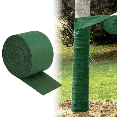NUTKIT Envoltura Protectora de árboles,Cubierta de Protección de Plantas a Prueba de Invierno,No Tejida Protector de Tronco de árbol para Mantener Las Plantas Calientes e Hidratantes,1Rollo,18cmx10m