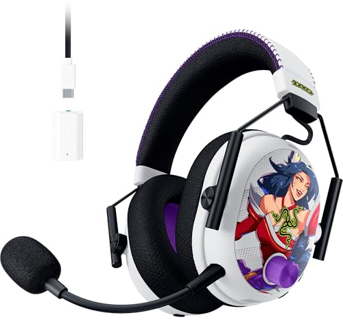 Razer BlackShark V3 Pro 2XKO Edition - Kabelloses E-Sport-Headset mit ANC - Aktive Geräuschunterdrückung - Triforce 50mm Treiber - HyperSpeed 2,4GHz & Bluetooth - Xbox/PC | 2XKO