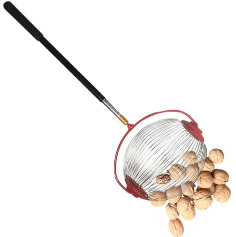 Dmuzsoih Noix Cueilleur Fruits, 150x24x20cm Noix Rouleau Collecteur Télescopique, Récupérateur De, Ramasse Ramasse, Cueilleur De Pommes Pin À Rouleau Supérieur pour Fruits Ferme Famille