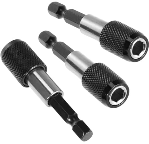 3 PCS Portainserti Magnetico, Trapano Cacciavite Esagonale Portainserti, Mandrino per Trapano Magnetico Estensioni Esagonali 60 mm