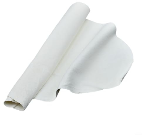 Gettimore Weiches, dickes natürliches Fensterleder-Reinigungstuch, 25 x 40 cm, sehr saugfähig, für Autowäsche, Fahrzeugtrocknung und Oberflächen