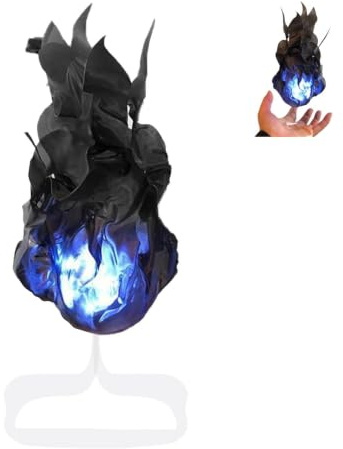 Fire Ball Prop Halloween Realistisk Spöklik Flamlös Dekoration | Faux Fire Floats För Tema Party, Rollspel, Haunted House, Trädgård Och Uteplats