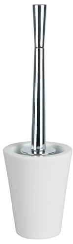 Spirella Max WC Bürste Toilettenbürste Klobürste WC Garnitur aus Porzellan Weiß