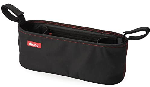 Diono Buggy Buddy, tragbares Kinderwagenfach, Schwarz