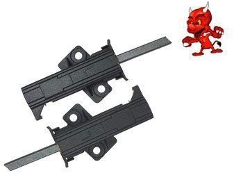 Kohlebürsten Motorkohlen Kohlestifte Schleifkohlen passend für AEG LAVAMAT CARAT 1268 mit Halter L