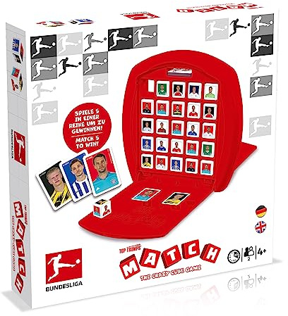 Winning Moves Top Trumps Match Bundesliga Edition Bundesligaspiel Alter 4+ Multilingual, Win47131, Mehrfarbig
