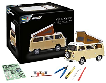 Revell Adventskalender VW T2 Camper easy-click I Adventskalender zum Basteln I Auto Adventskalender I I Adventskalender für Jungen, Mädchen & Erwachsene ab 10 Jahren I Geschenk zu Weihnachten