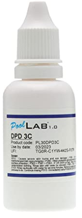 POWERHAUS24 PoolLAB flüssige Reagenz DPD 3C, vereinfachte Anwendung - kein zerstoßen nötig, 30 ml - sehr ergiebig, Made in Germany