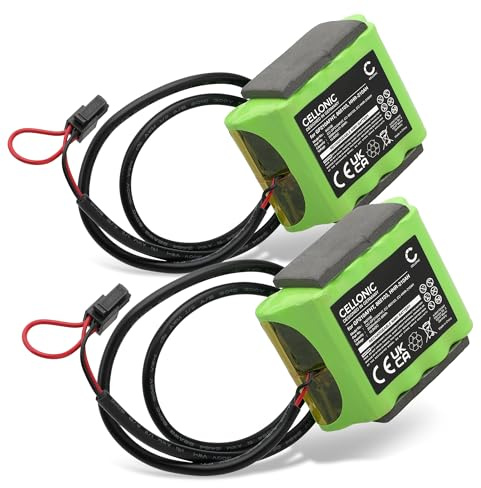CELLONIC 2X Akku für Haustechnik Kompatibel mit Velux Integra Solar, KSX 100K, 865103 - (2000mAh, 10.8V)