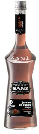 Sanz Rosensirup aus natürlichem Rosenblätter-Extrakt, alkoholfrei, 0,7l