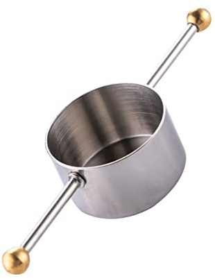 COLLBATH Taza Medidora De Acero Inoxidable Para Coctelería Copa Medidora De Vino Para Cócteles Casa