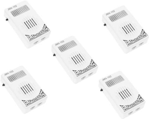 Hoement 5piezas Amplificador De Timbre De Teléfono Dispositivo De Para La Audición Compatible Sistemas Telefónicos Amplificación De Volumen De Timbre Para Mayores y Dificultades