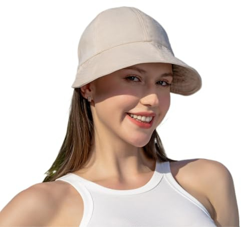 YAMEE Sonnenhut Damen Faltbar mit Breiter Krempe,Sommerhut Damen Strandhut