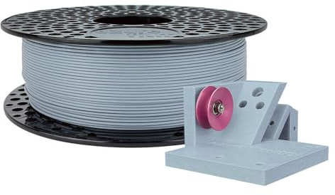 AzureFilm ABS Plus 1,75 mm 3D-Drucker-Filament – 1-kg-Spule – Stoßfest – Langlebig und hitzebeständig – Ideal für funktionale und industrielle Drucke (Grau, 1kg)
