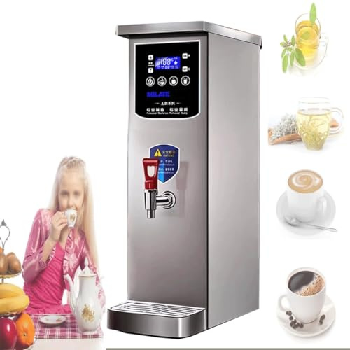 Commercial Water Boiler,Stainless Steel Automatic Water Heater,Dual Filtration Automatic Water Replenishment,Hot Water Dispenser with Faucet for Tea Coffee Water(30L)