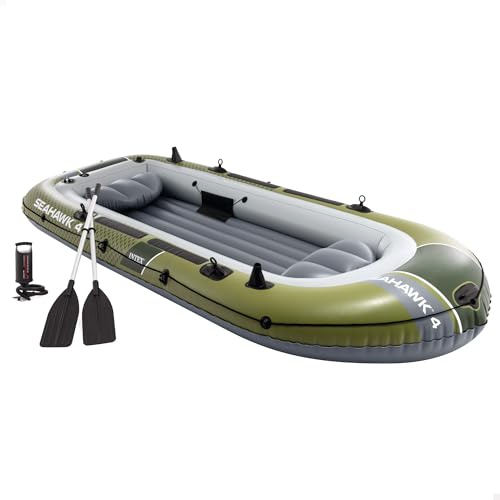 Intex Seahawk 66334NP - Set di 4 barche gonfiate, 351 x 145 x 48 cm