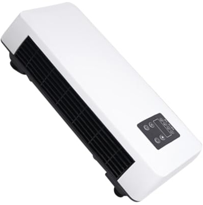 Baluue Chauffage Électrique Mural sans Conduit Double Fonction Chaud Froid 1500w pour Salle de Bain Compact Sécurisé Protection Anti-surchauffe Usage Domestique Fiable