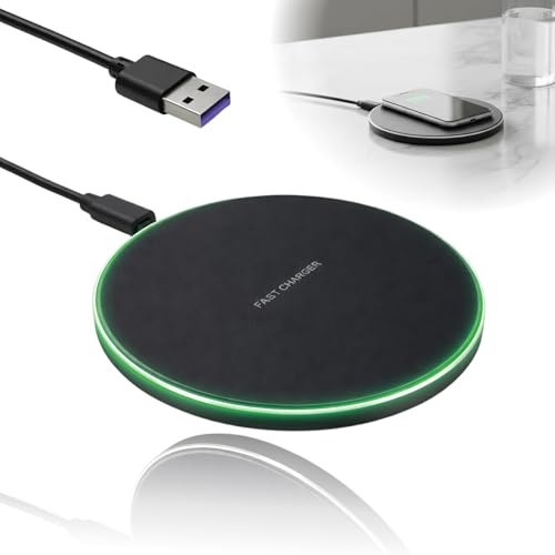 35W Chargeur Induction sans Fil Rapide, Chargeur Induction Universel pour Smartphone, Chargeur a Induction Compatible Android, Base Chargeur sans Fil pour Téléphones avec Protection Sécurisée