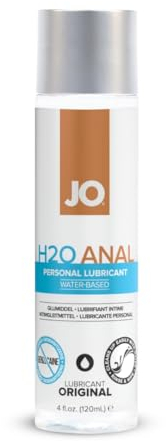 System JO - Anal H2O Lubricant 120 ml - wasserbasiertes Gleitgel für die spezielle Nutzung, ohne Duftstoffe, kondomsicher