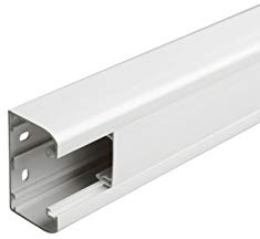 Legrand 075601 Goulotte 1 Compartiment à Clippage Direct Mosaic, 50mm x 80mm de 2m Longueur, Blanc