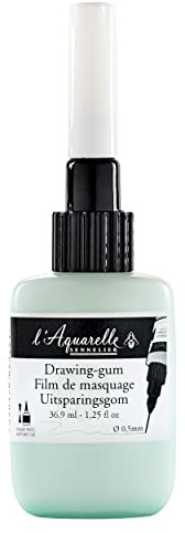 Sennelier Maskierflüssigkeit und Applikator Aquarellfarbe für Künstler.